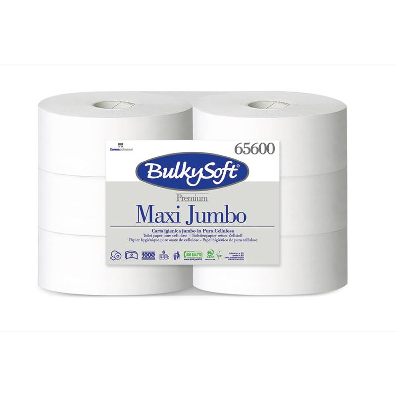 Bulky Soft toiletpapir Gigant M 2-lags hvid