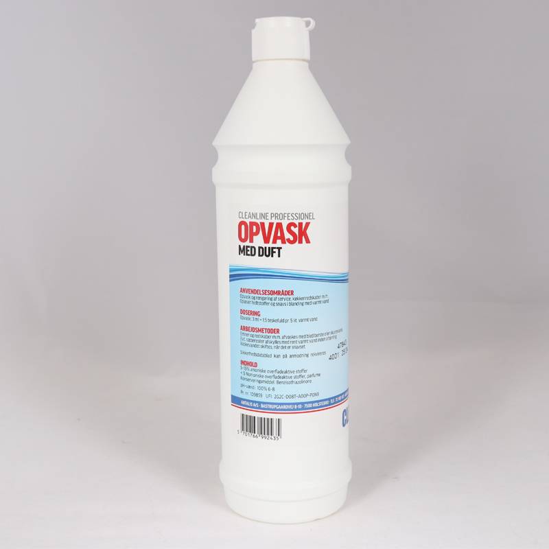 Cleanline opvaskemiddel 1 liter med duft