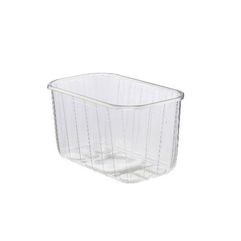 Plastbakke PP 193x115x105mm F&oslash;devaregodkendt klar, 1120 stk