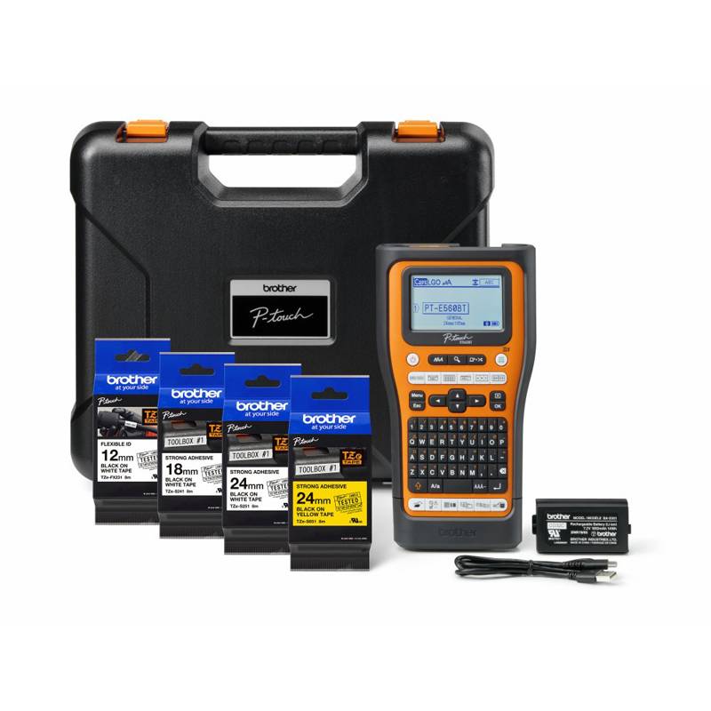 Brother PT-E560BBTSP Pro Label maskine med Bluetooth, Kit