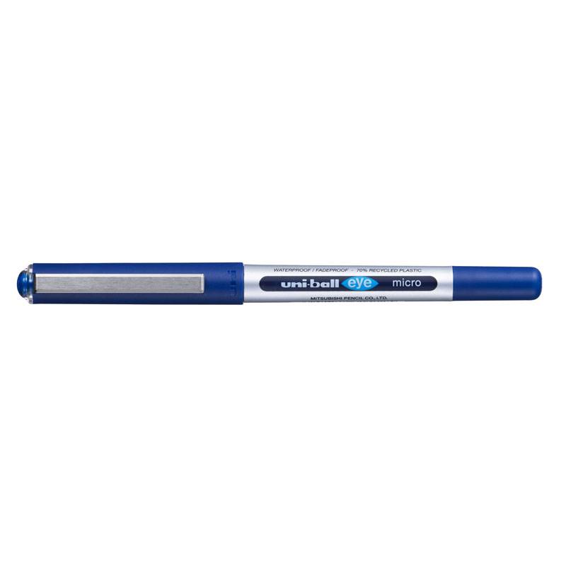 Uni-ball UB-150 Eye rollerpen 0,2mm 70% genbrugsplast blå