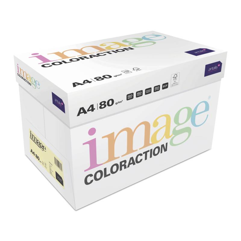 Image Coloraction kulørt kopipapir A4 80g YE23 Yellow Desert