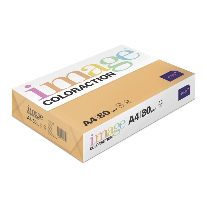 Image Coloraction kulørt kopipapir A4 80g NEOOR Neon Orange Acapulco