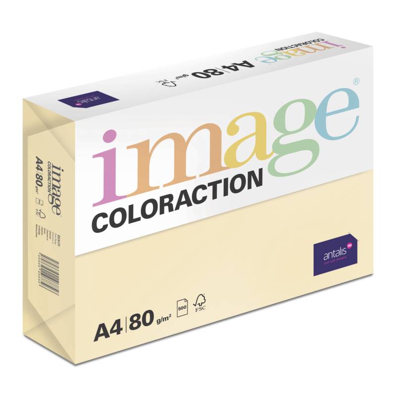 Image Coloraction kulørt kopipapir A4 80g IG50 Mustard Sevilla