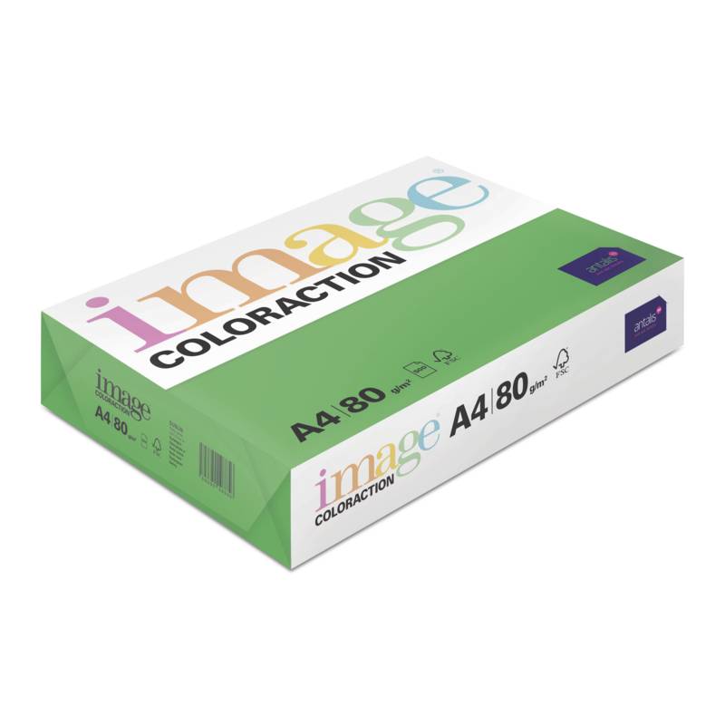 Image Coloraction kulørt kopipapir A4 80g DG47 Dark Green Dublin
