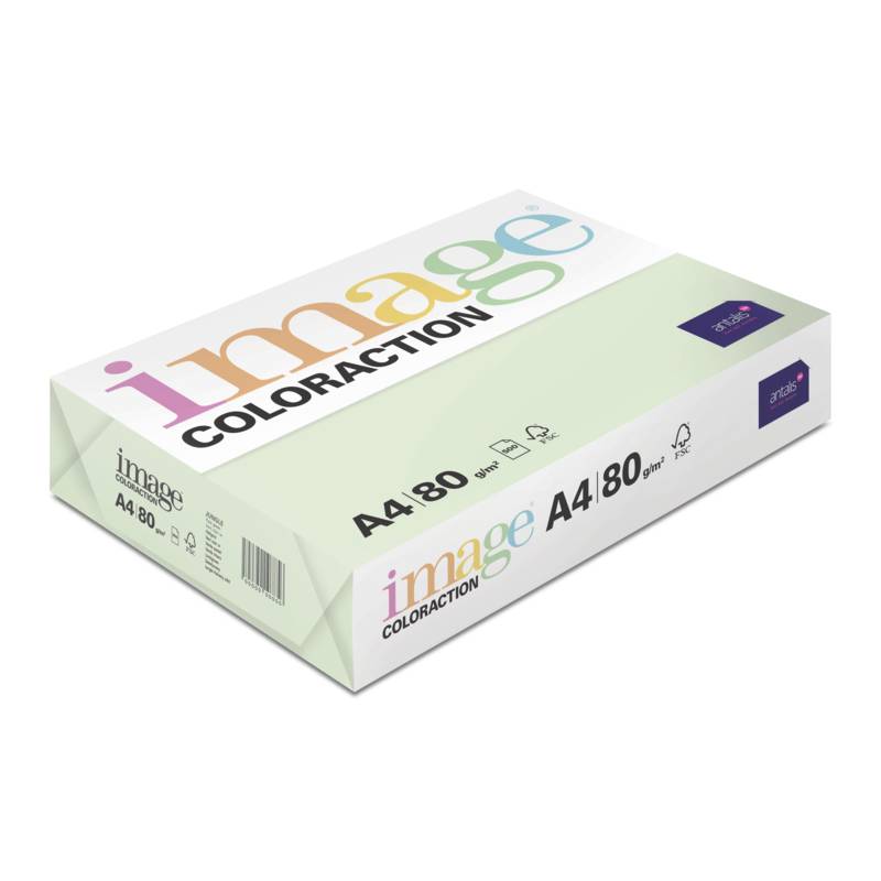 Image Coloraction kulørt kopipapir A4 80g GN27 Green Jungle