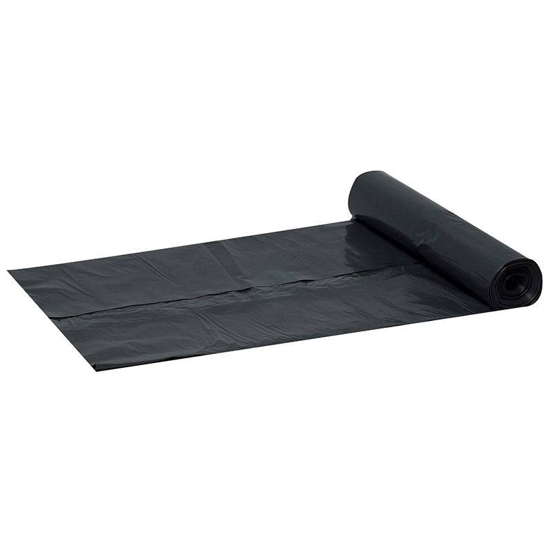 Affaldss&aelig;kke heavy 100 liter LDPE/genanvendt 97my 720x1120mm l&oslash;se sort