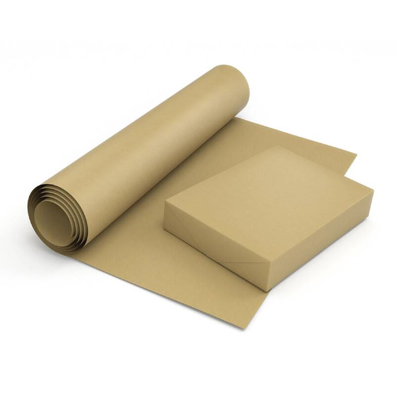 Kraftpapir 100 cm x 50 meter 80g brun
