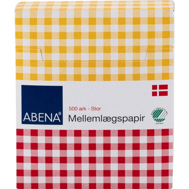 Rul-let Melleml&aelig;gspapir k&aelig;mpe 14,5x12cm, 500 stk