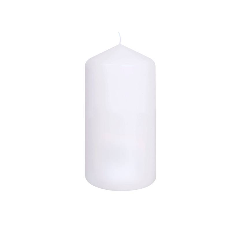 Bloklys 30 timer 6x13cm hvid
