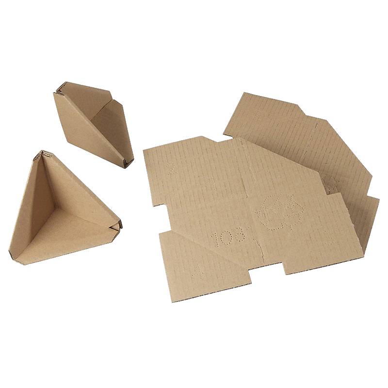 Bølgepaphjørner 100x100x100mm 800stk/kar