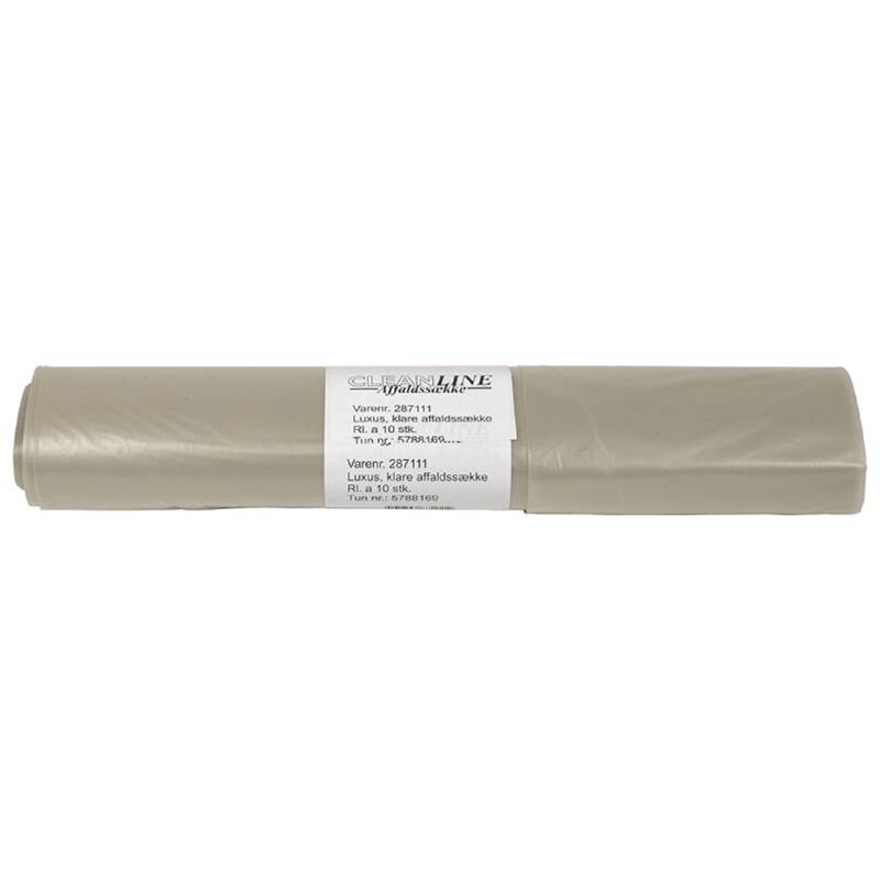 Affaldssække plastik Luxus 700x1100mm 100 liter 55my klar