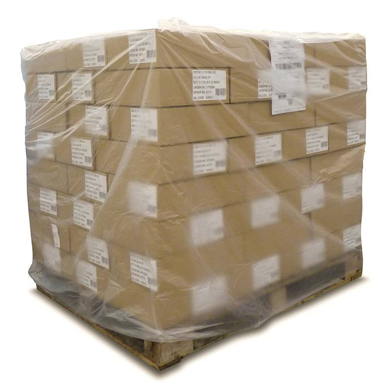 Plastikh&aelig;tte i 100% genanvendt plast 45my 1200/900x1800mm klar