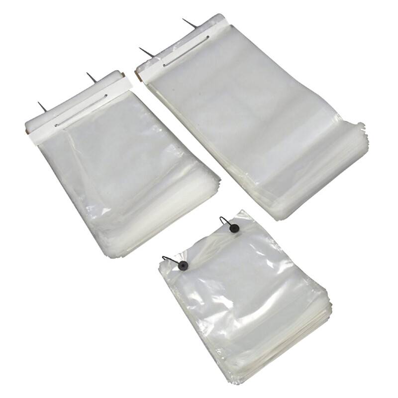 Plastikpose 16-1800g microperf 240x450/50+40x0,035m 1000stk./ktn.