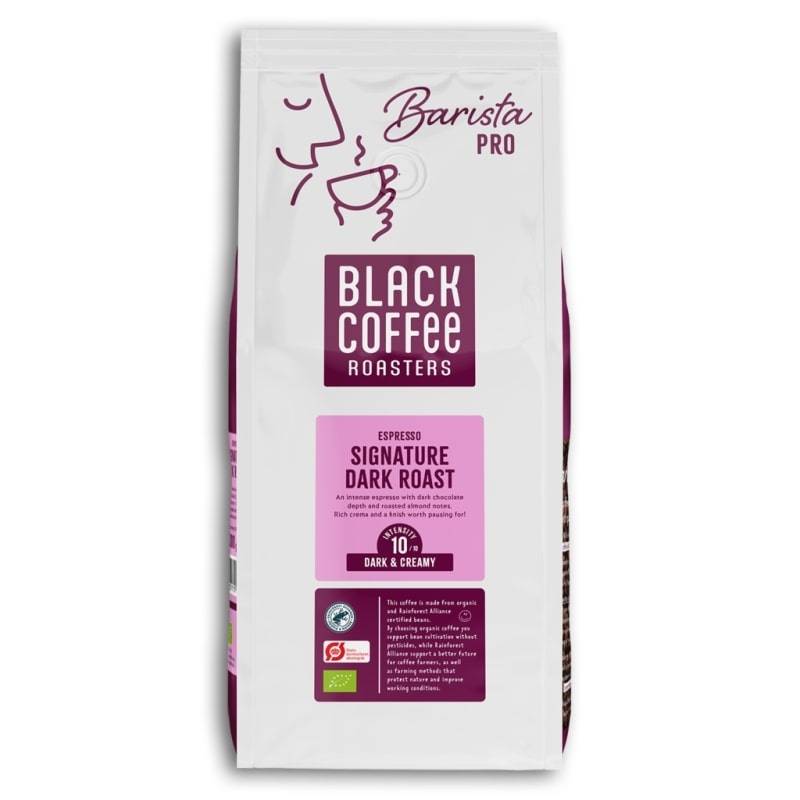 BKI Enzo Dobbelt Roast Espresso fairtrade helbønner 1.000g