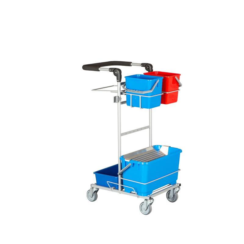 Tina Trolleys Ergo Mini Dryp reng&oslash;ringsvogn med 2 spande
