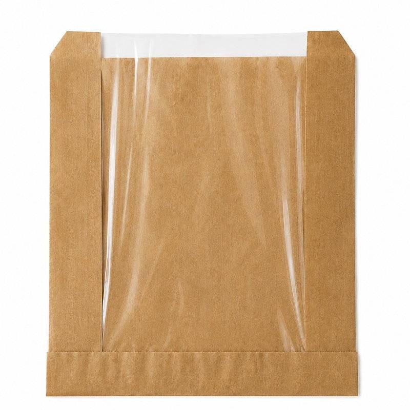 Sandwichpose 210x215x140mm rude brun, 250 stk, flourfri