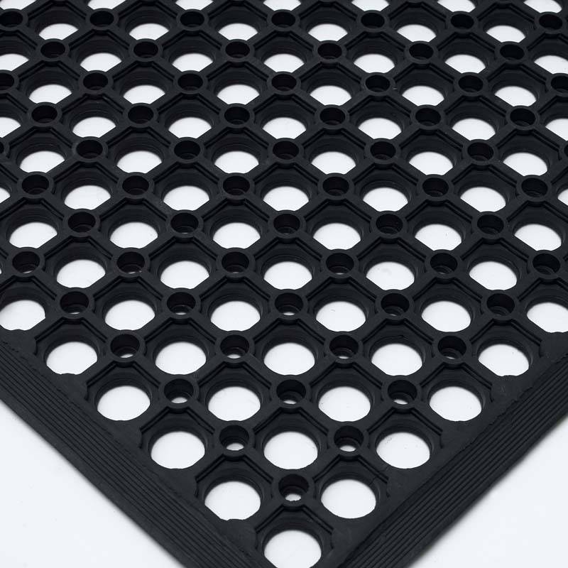 Matting Yoga Light skrabe- og tørremåtter 91x152cm sort
