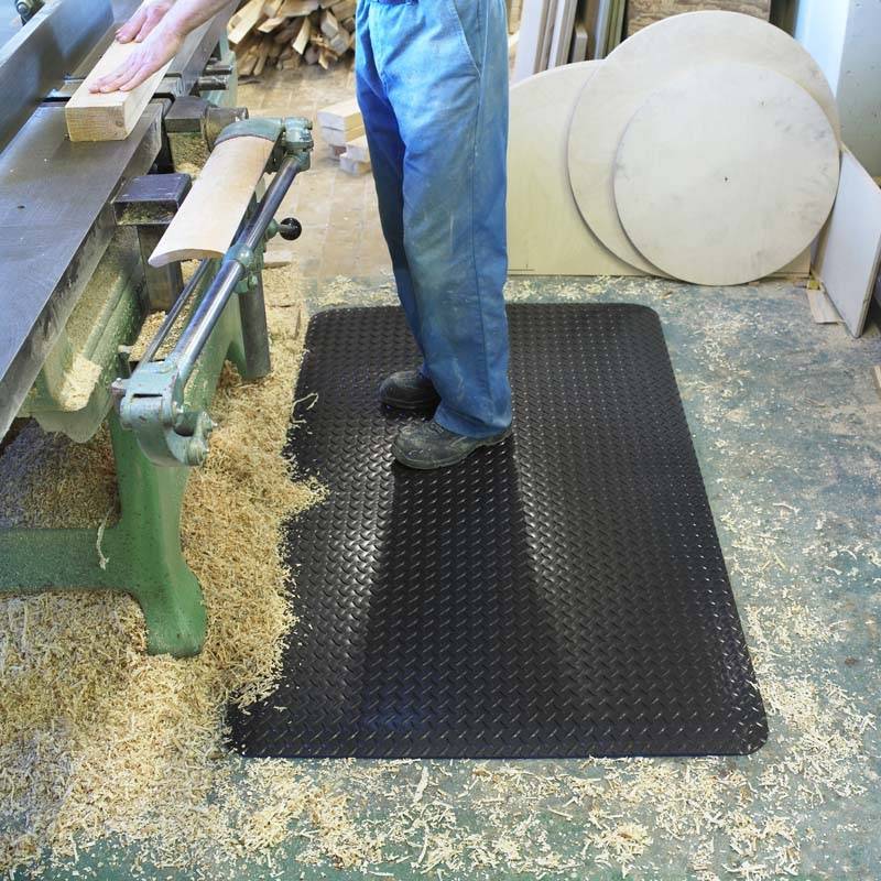 Matting Yoga Deck Zedlan arbejdsmåtte 61x1220cm sort