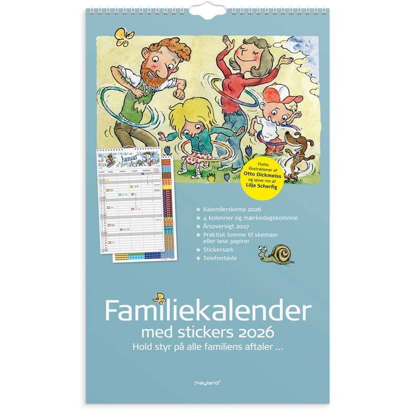 Mayland 2026 Familiekalender Otto Dickmeiss & Lilja Scherfig 26066230