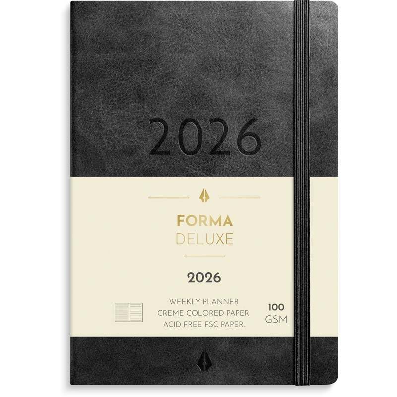 Mayland 2026 Forma Deluxe ugekalender A6 sort 26201400