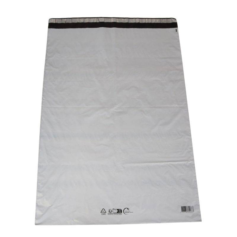 Coex forsendelsesposer 550x770mm LD-PE 50my hvid