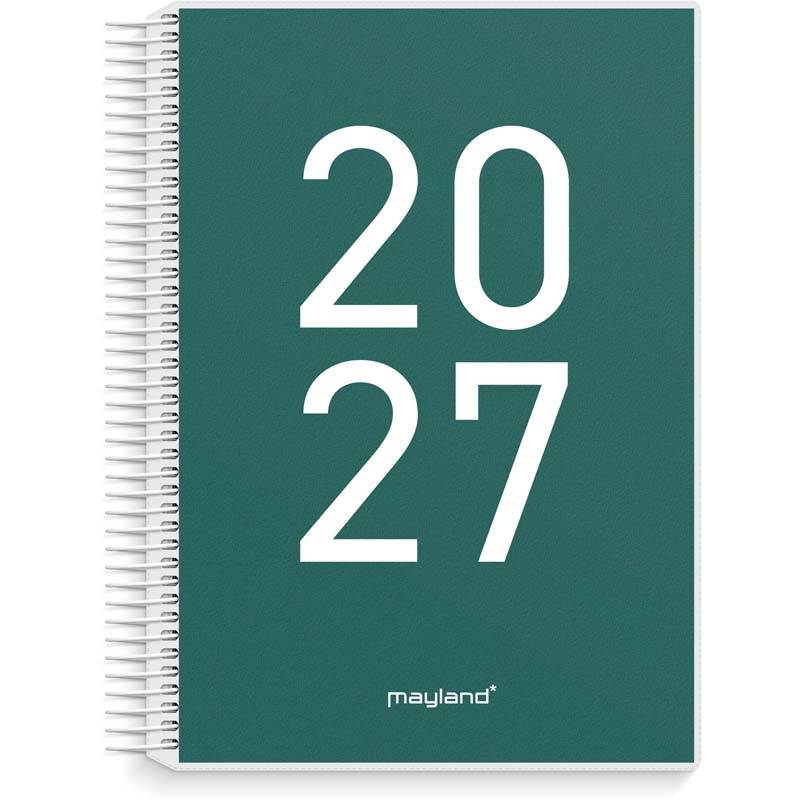 Mayland 2027 Senior dagskalender 16,8x23,5cm gr&oslash;n 27226200