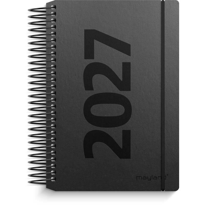 Mayland 2027 Mini dagskalender 8x12,6cm sort 27230000