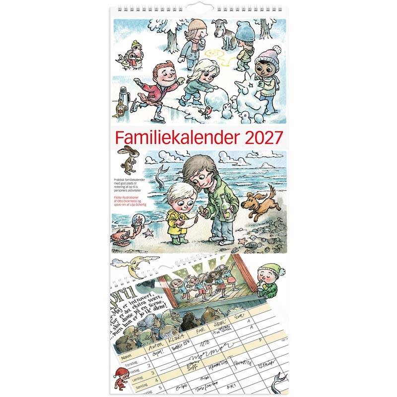 Mayland 2027 Familiekalender Otto Dickmeiss 23x50cm 27066100