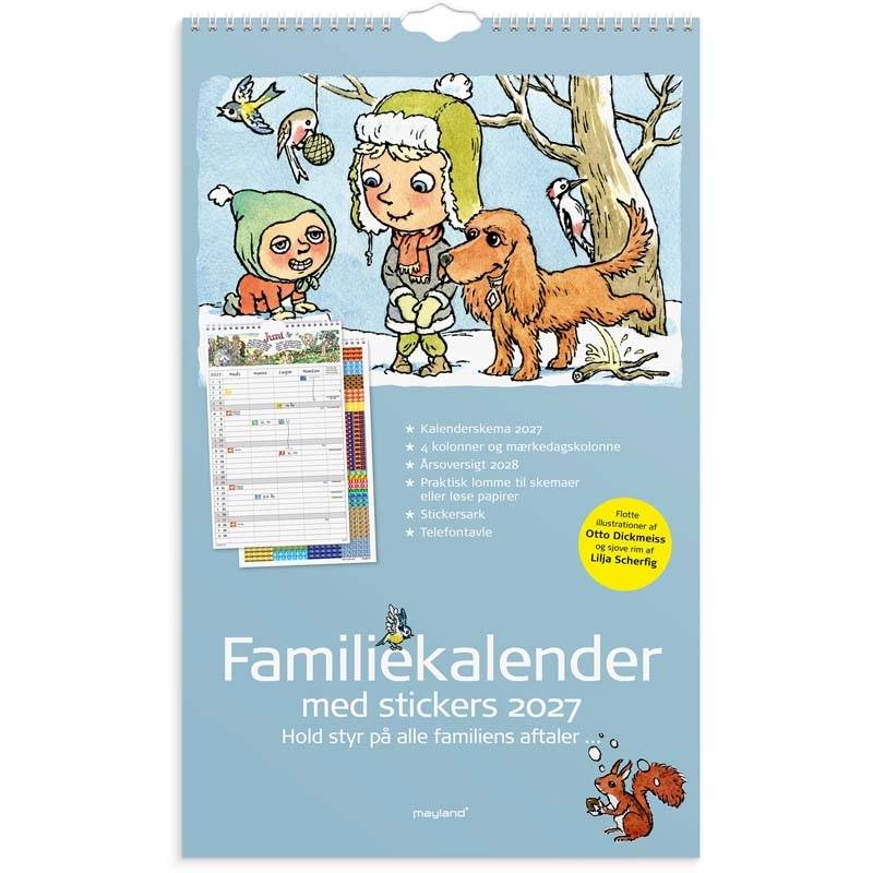 Mayland 2027 Familiekalender Otto Dickmeiss 23x39cm 27066230
