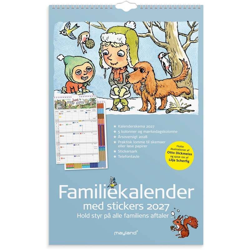 Mayland 2027 Otto Dickmeiss familiekalender 27x42cm 27066240