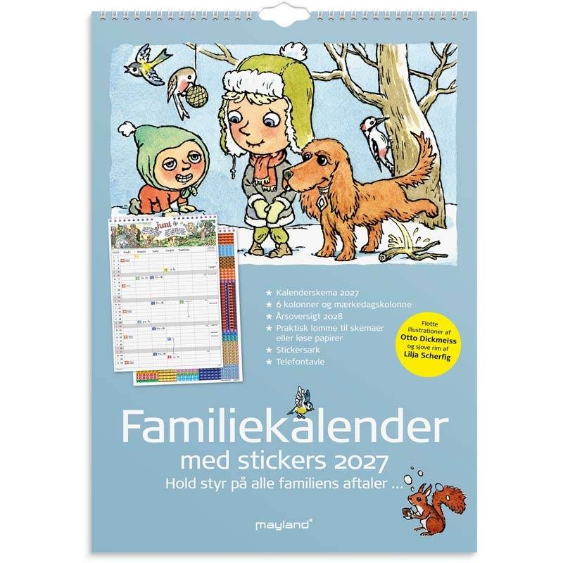 Mayland 2027 Otto Dickmeiss familiekalender A3 27066250