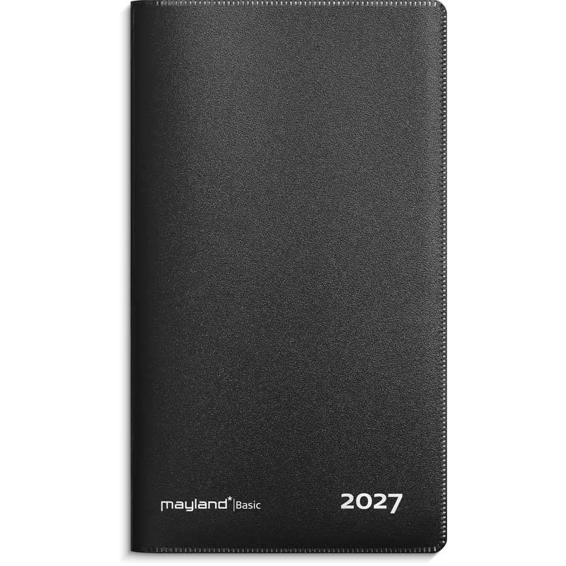 Mayland 2027 Basic Index Planner m&aring;nedskalender 8,8x16,6cm 27090100
