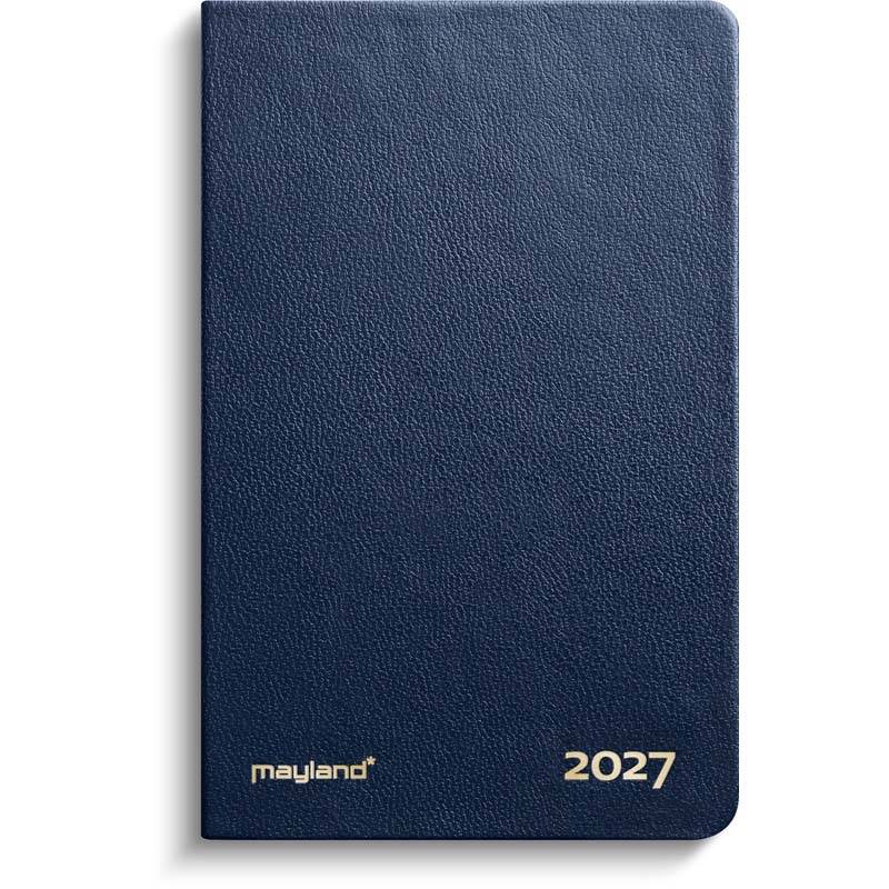 Mayland 2027 Classic lommekalender 7x10,9cm bl&aring; 27162000