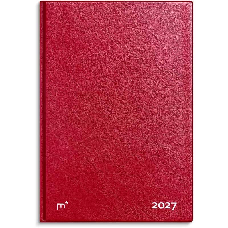 Mayland 2027 City Diplomat ugekalender 16,8x24,5cm r&oslash;d 27194010