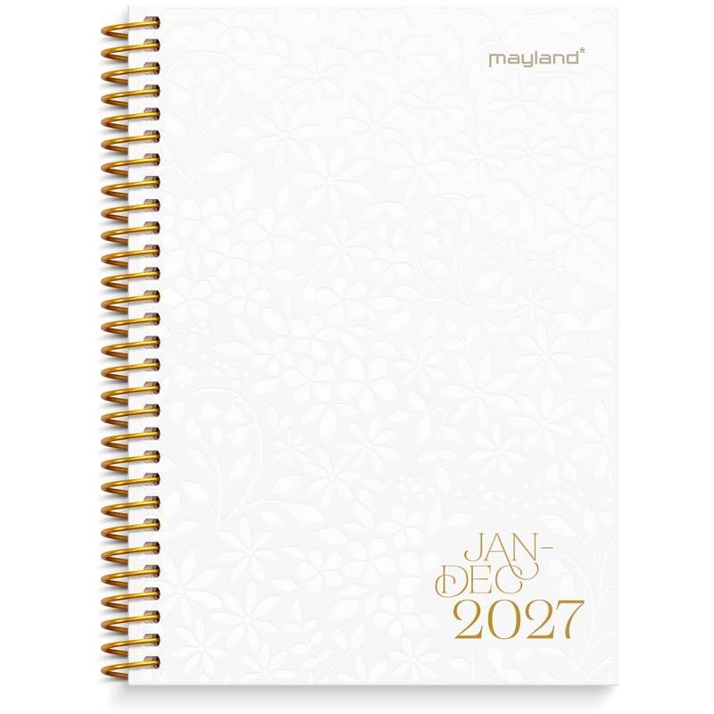 Mayland 2027 Senator ugekalender A6 i hvid karton 27201210