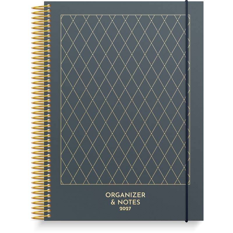 Mayland 2027 Organizer & Notes ugekalender A5 m&oslash;rkbl&aring; 27226500
