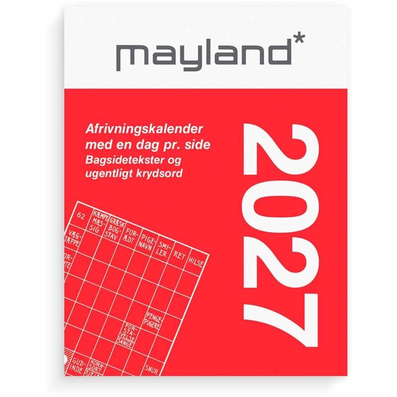 Mayland 2027 broderikalender 4,9x6,4cm 27241000