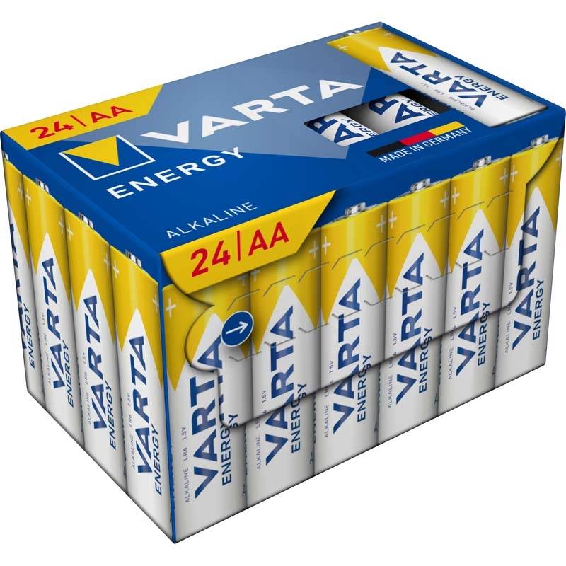 Varta Energy AA batterier, pakke a 24 stk