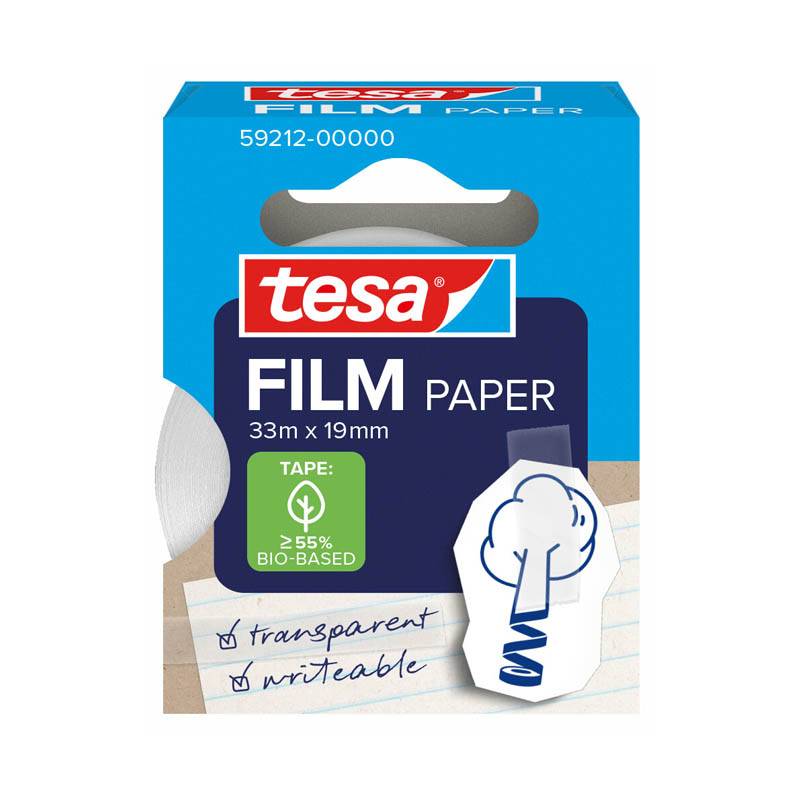Tesa Tesafilm papirtape 19mmx33meter klar