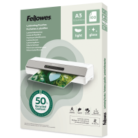 Fellowes lamineringslommer A3 50% genbrug 75/80mic blank