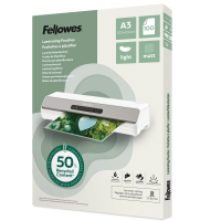 Fellowes lamineringslommer A3 50% genbrug 75/80mic mat