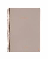 KOZO notesbog med linier A4 Premium sand