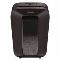 Fellowes LX70 kryds makulator sort, 11 ark