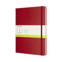 Moleskine notesbog Classic hard ulinieret XL 19x25cm rød