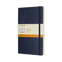 Moleskine notesbog Classic soft linieret Large 13x21cm blå