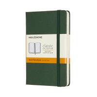 Moleskine notesbog Classic hard linieret Pocket 9x14cm grøn