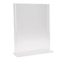 Brochuredisplay A6 T-form til bord klar