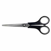 Office saks med soft gummi greb 17 cm sort