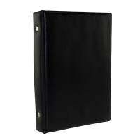 Telefon- & visitkortringbind 145x200mm sort